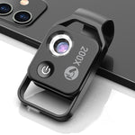 APEXEL APL-MS002BK กล้องจุลทรรศน์มือถือ HD 200X แบบพกพาพร้อมไฟ LED, APL-MS002BK