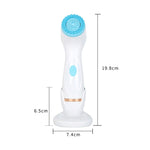 เครื่องล้างหน้าไฟฟ้าซิลิโคนสั่นอัลตราโซนิกแบตเตอรี่ CNaier AE-868, AE-868(สีชมพู), AE-868(สีน้ำเงิน)
