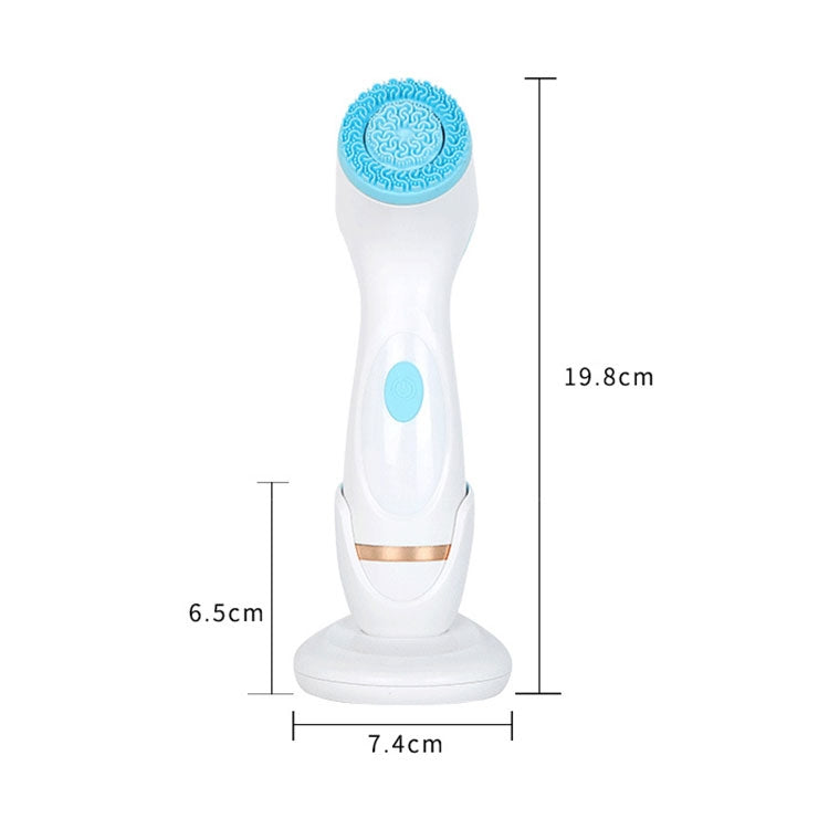 เครื่องล้างหน้าไฟฟ้าซิลิโคนสั่นอัลตราโซนิกแบตเตอรี่ CNaier AE-868, AE-868(สีชมพู), AE-868(สีน้ำเงิน)