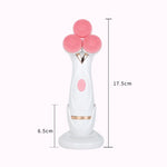 เครื่องล้างหน้าซิลิโคนไฟฟ้าชาร์จ USB CNaier AE-878, AE-878 (สีชมพู), AE-878 (สีน้ำเงิน)