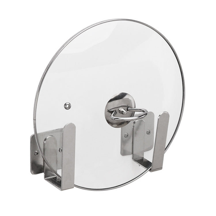 ชั้นวางหม้อฝาครอบครัวสแตนเลส 304 ติดผนัง