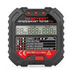 HABOTEST HT107D เครื่องทดสอบซ็อกเก็ตดิจิทัลมัลติฟังก์ชัน, HT107D (ปลั๊ก US), HT107D (ปลั๊ก UK), HT107D (ปลั๊ก EU)