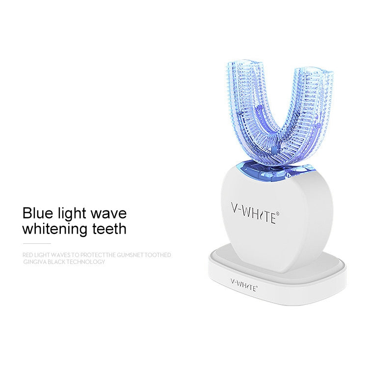 Vwhite เครื่องทำความสะอาดฟันอัตโนมัติซิลิโคน 3 โหมด