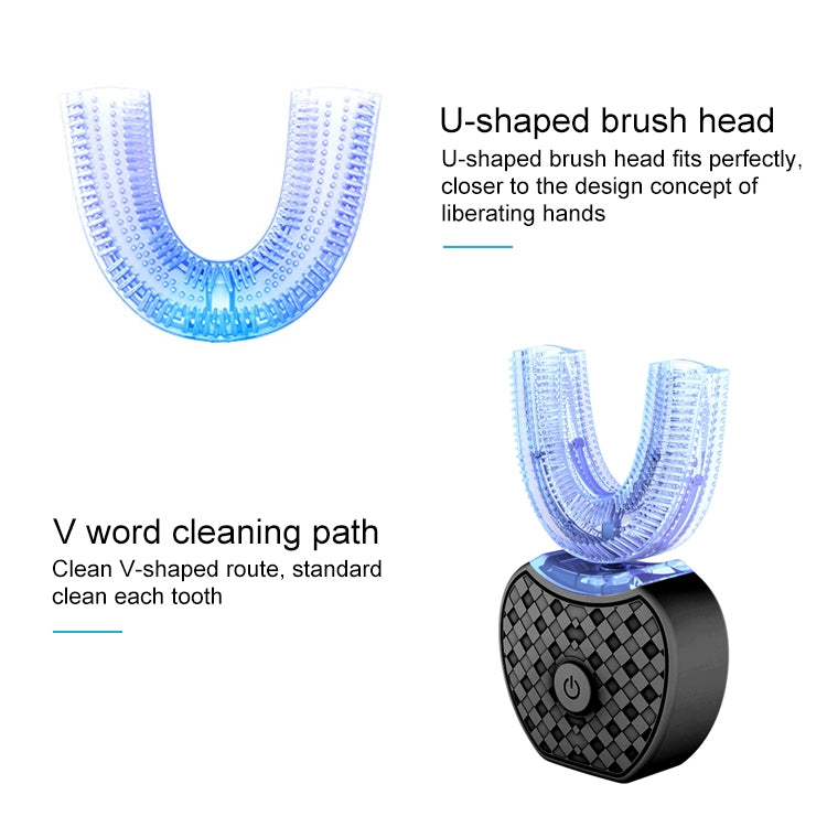 Vwhite เครื่องทำความสะอาดฟันอัตโนมัติซิลิโคน 3 โหมด