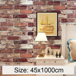 วอลเปเปอร์สติกเกอร์ตกแต่งผนังอิฐหิน 3D สไตล์สร้างสรรค์ Cloud Brick สำหรับห้องนอน ห้องนั่งเล่น กันน้ำ ม้วนขนาด: 45 x 1000 ซม., Cloud brick