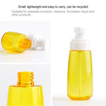 ขวดพลาสติกเดินทางกันรั่ว 5 ชิ้น อุปกรณ์เดินทางพกพา ขวดเล็ก 30 มล. 30 มล.