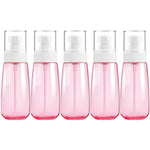 ขวดพลาสติกเดินทาง 5 ชิ้น ป้องกันการรั่วซึม อุปกรณ์เดินทางขนาดเล็ก 100ml, 100ml