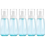 ขวดพลาสติกเดินทาง 5 ชิ้น ป้องกันการรั่วซึม อุปกรณ์เดินทางขนาดเล็ก 100ml, 100ml