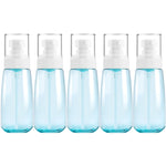 ขวดพลาสติกเดินทาง 5 ชิ้น ป้องกันการรั่วซึม อุปกรณ์เดินทางขนาดเล็ก 100ml, 100ml