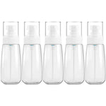 ขวดพลาสติกเดินทาง 5 ชิ้น ป้องกันการรั่วซึม อุปกรณ์เดินทางขนาดเล็ก 100ml, 100ml