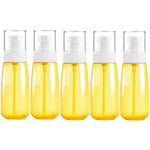ขวดพลาสติกเดินทาง 5 ชิ้น ป้องกันการรั่วซึม อุปกรณ์เดินทางขนาดเล็ก 100ml, 100ml