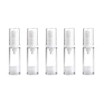 ขวดปั๊มสุญญากาศแบบพกพา 5 ชิ้น ขวดสเปรย์น้ำหอมละอองละเอียด 5ml, 5ml