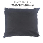 ผ้าคลุมร่มกันแดดพับได้ผ้าออกซ์ฟอร์ด 210D ป้องกันรังสี UV ขนาด 57*48*25 ซม. (สีดำ)