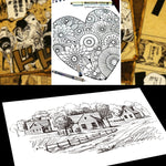 ปากกาหัวสักหลาดสำหรับวาดภาพหมึกพิกเมนต์ 2 ชิ้น ปลาย 0.5 มม., 0.25 มม., 0.3 มม., 0.35 มม., 0.45 มม.