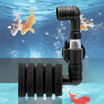 เครื่องกรองฝ้ายชีวภาพแบบเงียบสองหัวติดผนังสำหรับตู้ปลา HC7149A, HC7149B, HC7149C, HC7149D