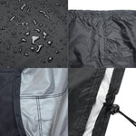ถุงคลุมบาร์บีคิวสี่เหลี่ยมกันน้ำ กันฝุ่น และป้องกันรังสียูวี ผ้า Oxford 210D สำหรับกลางแจ้ง ขนาด 190x70x117 ซม.