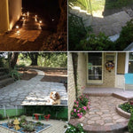 แม่พิมพ์ถนนคอนกรีตซีเมนต์แบบแมนนวล แม่พิมพ์พลาสติก DIY สำหรับทางเดินสวน, แม่พิมพ์ทางเดินสวน