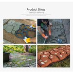 แม่พิมพ์ถนนคอนกรีตซีเมนต์แบบแมนนวล แม่พิมพ์พลาสติก DIY สำหรับทางเดินสวน, แม่พิมพ์ทางเดินสวน