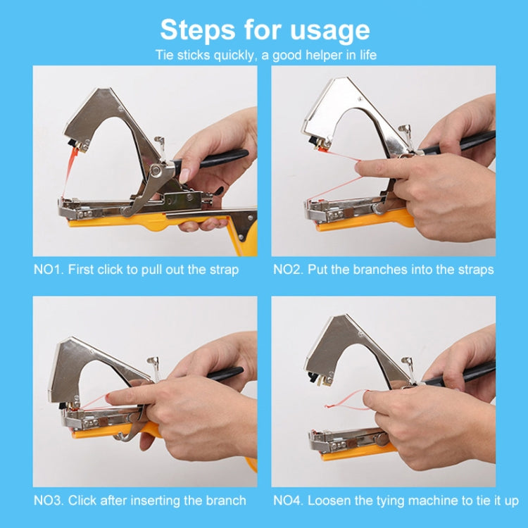 Agriculture Tape Tool Hand Tying Machine Garden Plant Tape Tool Tapener Machine Adhesive Tape Machine, Adhesive Tape Machine(Yellow), Adhesive Tape Machine (Green)