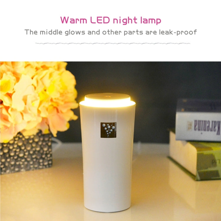 เครื่องวัดความชื้นเครื่องเพิ่มความชื้นขนาดเล็ก 3-2W พร้อมไฟ LED สำหรับกลางคืน ความจุถังน้ำ: 260ml