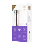 หัวแปรงทดแทนสำหรับแปรงสีฟันไฟฟ้า Xiaomi Soocare Sonic (HC7711W) สำหรับทำความสะอาดทั่วไป สีดำ 2 ชิ้น ของแท้ Xiaomi Youpin