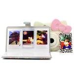 อัลบั้มรูป DIY ขนาด 3 นิ้ว ลายกุหลาบ PU แบบแทรก 32 หน้า สำหรับโพลารอยด์, กุหลาบ