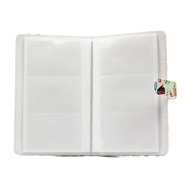 อัลบั้มรูปขนาด 3 นิ้ว ลายขนมหวาน DIY PU แบบแทรก 32 หน้า สวยงาม สำหรับโพลารอยด์ ลายขนมหวาน