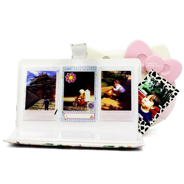 อัลบั้มรูปขนาด 3 นิ้ว ลายฟลามิงโก้กระบองเพชร DIY PU แบบแทรก 32 หน้า สวยงาม สำหรับโพลารอยด์ ลายฟลามิงโก้กระบองเพชร