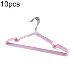 ราวตากผ้าสแตนเลสเคลือบ PVC ป้องกันลื่น 10 ชิ้น สำหรับใช้ในบ้าน