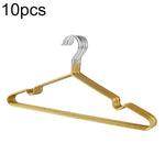 ราวตากผ้าสแตนเลสเคลือบ PVC ป้องกันลื่น 10 ชิ้น สำหรับใช้ในบ้าน