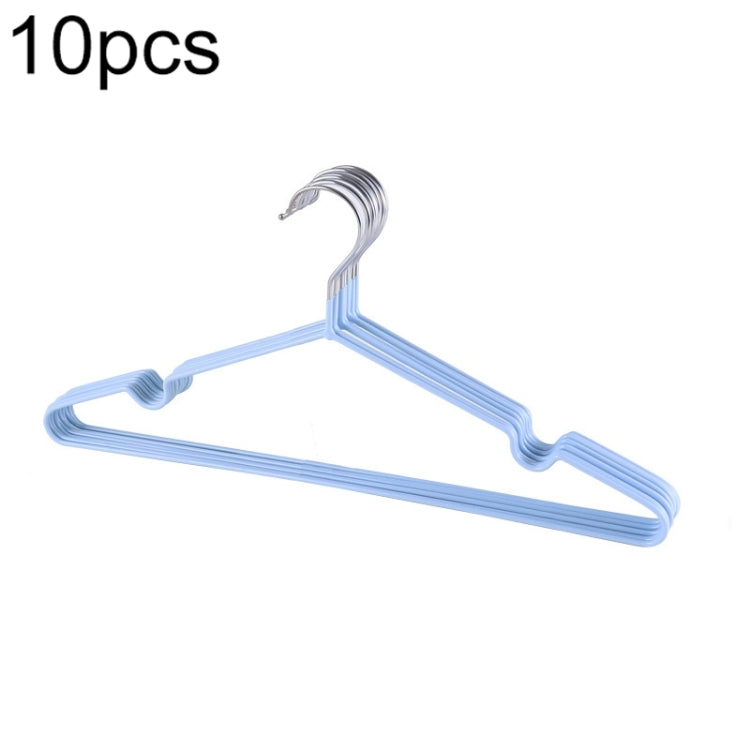 ราวตากผ้าสแตนเลสเคลือบ PVC ป้องกันลื่น 10 ชิ้น สำหรับใช้ในบ้าน