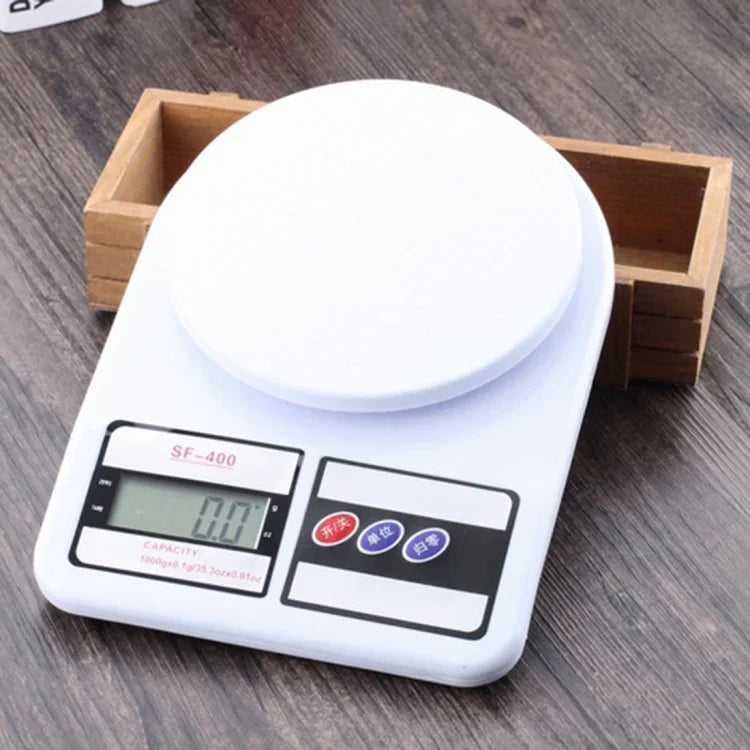 เครื่องชั่งครัวดิจิทัลแบบพกพาความแม่นยำสูง 1g ชั่งได้สูงสุด 1 กก., 1kg / 1g
