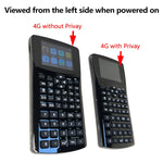 เครื่องคิดเลขอิเล็กทรอนิกส์หน้าจอ 2.4 นิ้ว ป้องกันการแอบมอง รองรับการบันทึกเสียง / วิทยุ / เล่นเพลงและวิดีโอ เครื่องคิดเลขวิทยาศาสตร์ป้องกันการแอบมอง