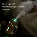 เครื่องเพิ่มความชื้นอัจฉริยะรูปถ้วยน้ำ ML-S2 พร้อมไฟ LED กลางคืนแบบเงียบและระบบพ่นละออง