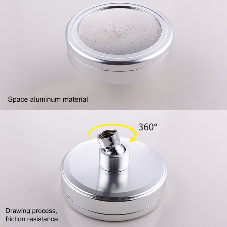Removable and Washable 304 Stainless Steel Round Pressurized Top Spray Shower Head, Size: 118mm, Pattern D
