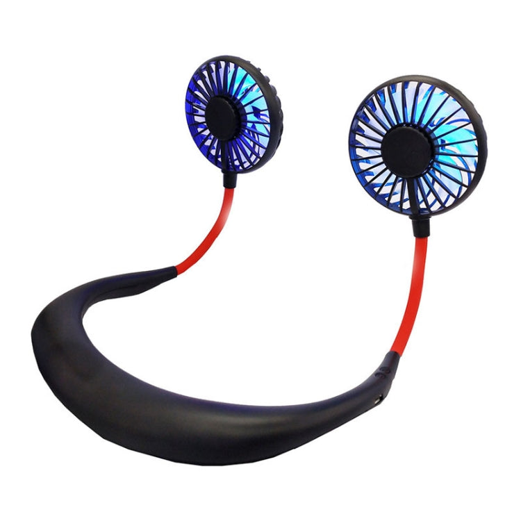 พัดลมแขวนคอแบบมินิสร้างสรรค์ พร้อมไฟ LED สำหรับกลางแจ้ง F008 (สีดำ), F008, F008 (สีน้ำเงิน), F008 (สีขาว)