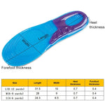 แผ่นรองเท้ากีฬาแบบกันกระแทกสำหรับฝึกทหาร 1 คู่ นุ่มและยืดหยุ่น ใส่สบาย หนา ขนาด: M(38-42 Yards)