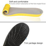 แผ่นรองเท้ากีฬาแบบกันกระแทก PU ระบายอากาศ นุ่ม ซับเหงื่อ ยืดหยุ่น ขนาด: M(6-9 Yards)