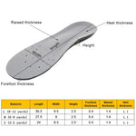 แผ่นรองเท้ากีฬาแบบกันกระแทก PU ระบายอากาศ นุ่ม ซับเหงื่อ ยืดหยุ่น ขนาด: M(6-9 Yards)