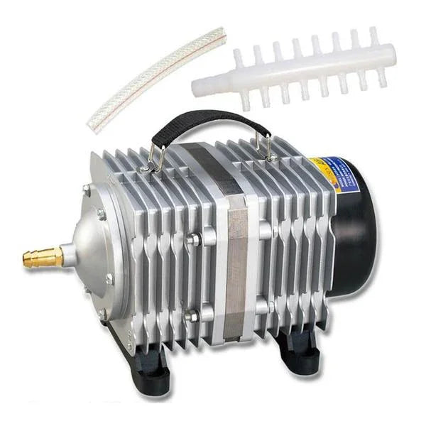 ACO-018A ปั๊มลมแม่เหล็กไฟฟ้า 520W 200L/นาที สำหรับตู้ปลาและอาหารทะเล เพิ่มออกซิเจน ปลั๊ก US, ACO-018A