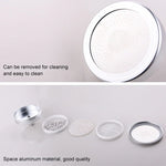 Removable and Washable 304 Stainless Steel Round Pressurized Handheld Shower Head, Size: 80mm, Pattern K