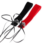 สร้อยคอช็อกเกอร์กำมะหยี่โลหะผสมกลวงสไตล์ถนนยุโรปและอเมริกา 2 ชิ้น, ส่งสีสุ่ม, TERQ02