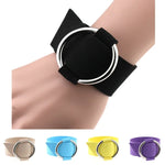สร้อยข้อมือกำมะหยี่กลมเรียบง่ายสไตล์ยุโรปและอเมริกา 2 ชิ้น, ส่งสีสุ่ม