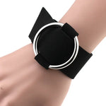 สร้อยข้อมือกำมะหยี่กลมเรียบง่ายสไตล์ยุโรปและอเมริกา 2 ชิ้น, ส่งสีสุ่ม