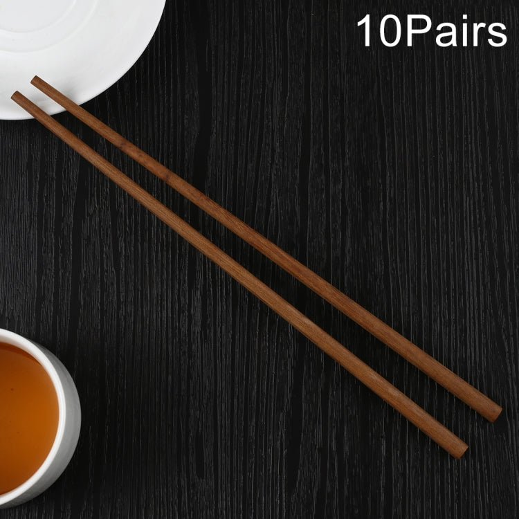 ตะเกียบไม้เหล็กธรรมชาติ 10 คู่ แบบกันลื่น