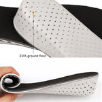 แผ่นรองพื้นรองเท้า EVA ระบายอากาศ 1 คู่ เพิ่มความสูง 3 ซม., ความสูง: 3 ซม.