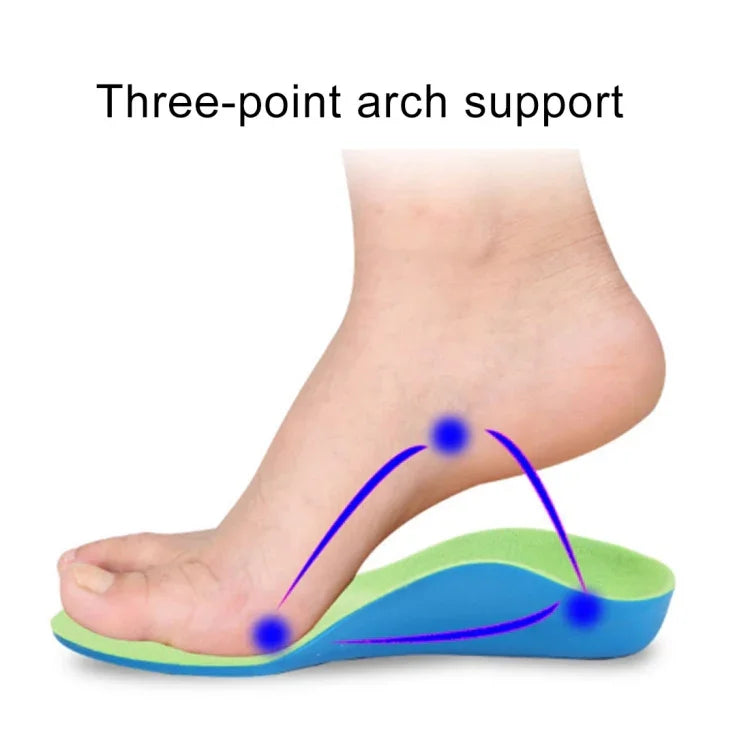 Children PU XO Leg Corrective Insole, Size: 18cm, Size: 18cm