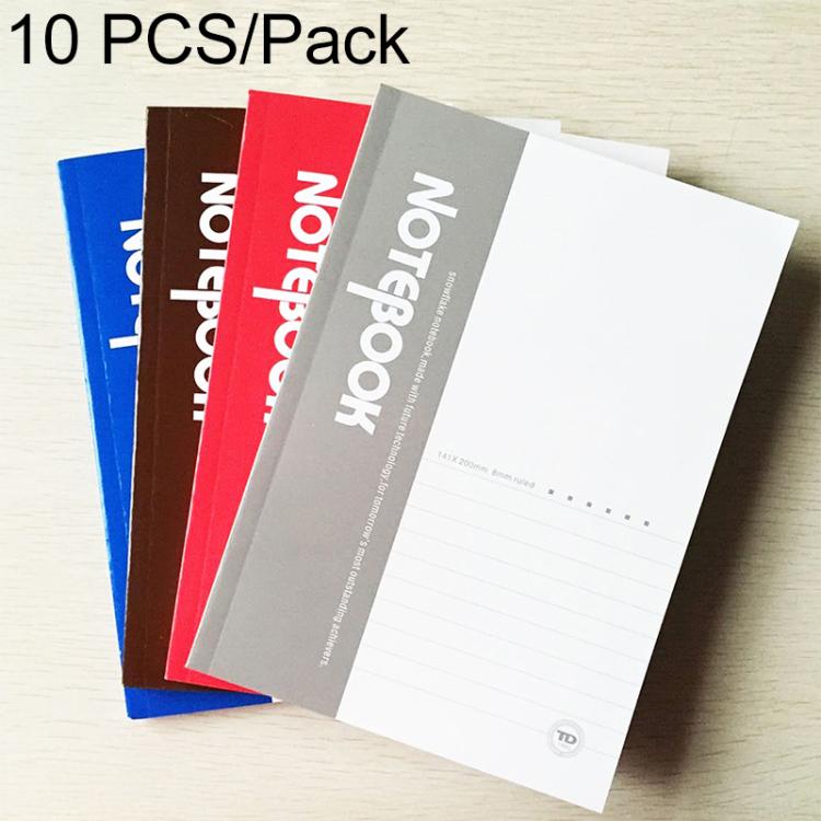 สมุดบันทึกปกอ่อน A5 30 หน้า 10 เล่ม ส่งสีสุ่ม
