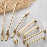 มือจับประตูตู้ลิ้นชักตู้เสื้อผ้าสไตล์โมเดิร์นเรียบ 9009-224 ทำจากสังกะสีอัลลอย, 9009-224