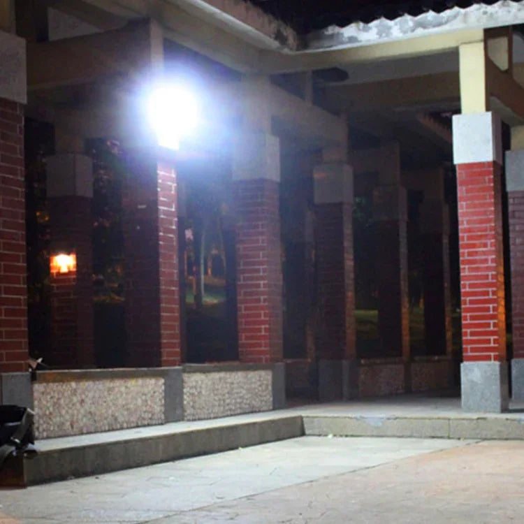 ไฟผนัง LED หกเหลี่ยมย้อนยุคพลังงานแสงอาทิตย์ พร้อมเซ็นเซอร์ควบคุมแสงกลางแจ้ง